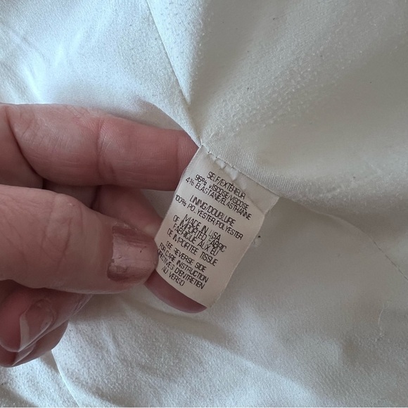 THEORY Rokel Light Tivona Crepe Jacket in White‎ SIZE 10 - Picture 8 of 8